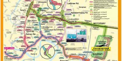 Karte bangkoka expressway