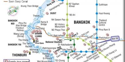 Bangkoka sabiedriskā transporta karte