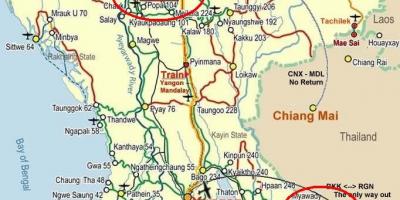Karte bangkoka šosejas