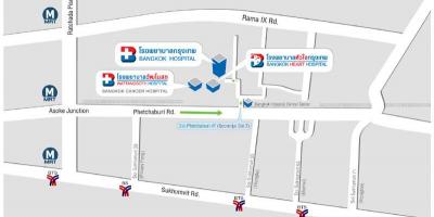 Karte no bangkokas slimnīca