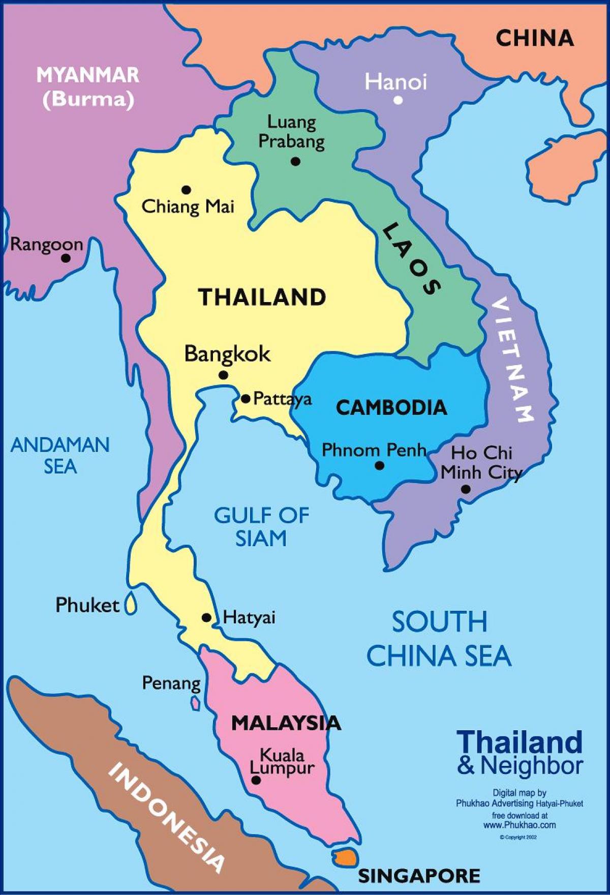 karte bangkoka atrašanās vieta