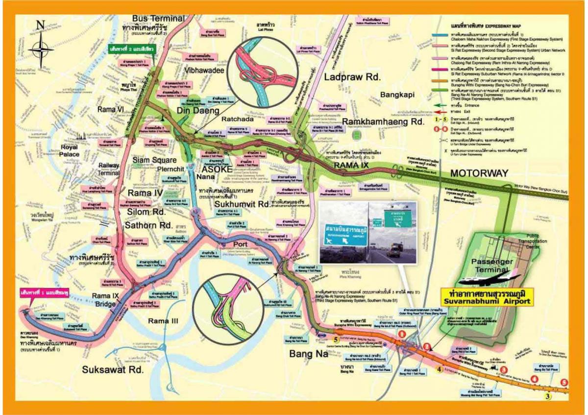 karte bangkoka expressway