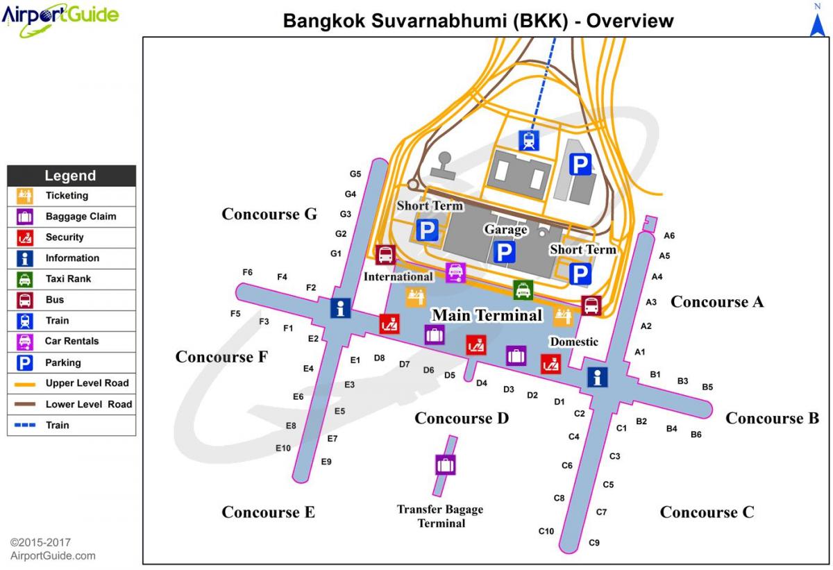 bkk lidosta map