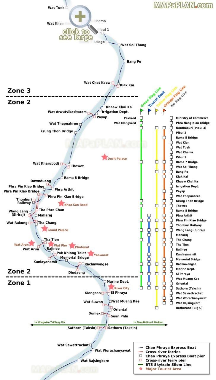 bangkoka upju prāmju karte