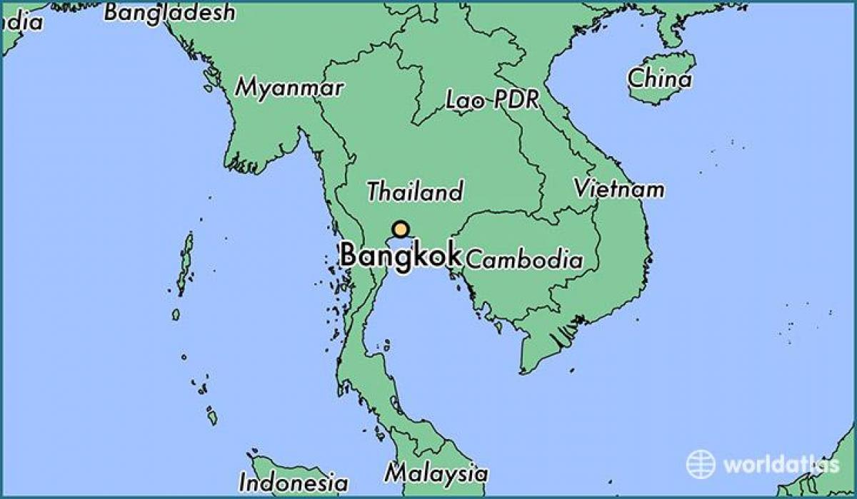 karte bangkoka valsts