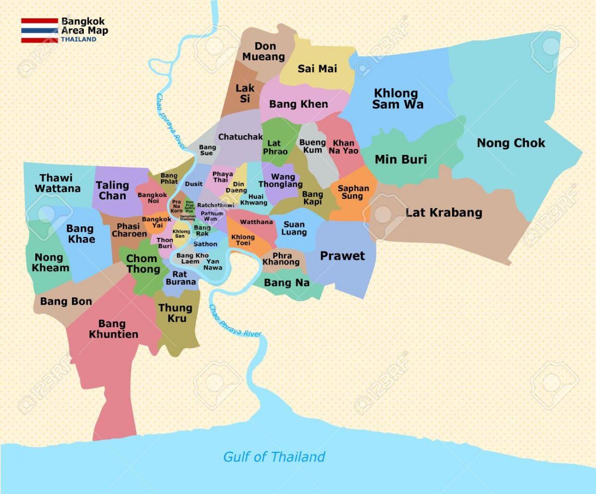 karte no bangkokas rajons