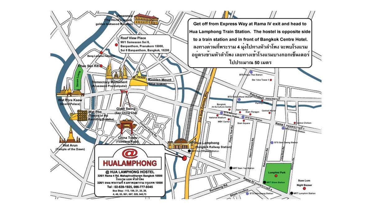 hua lamphong dzelzceļa stacija map