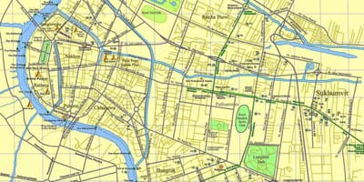Karte ceļa bangkok